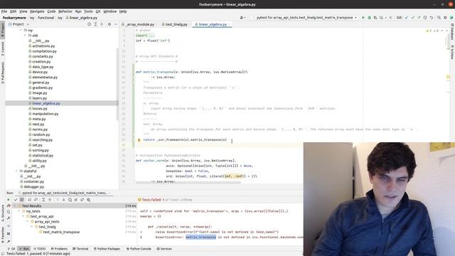 Conforming to the Array API - Tutorial 01: matrix_transpose [archived ?️] смотреть онлайн