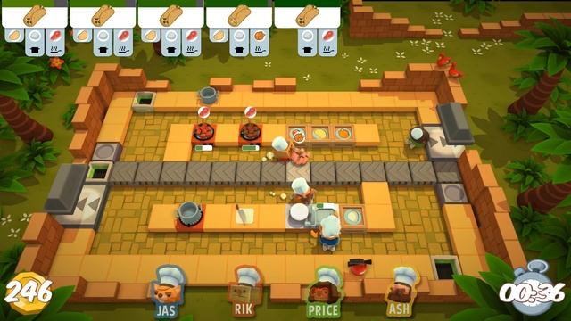 Overcooked - #17 - The Lost Morsel DLC (4 Player Overcooked Co-op Gameplay) смотреть онлайн