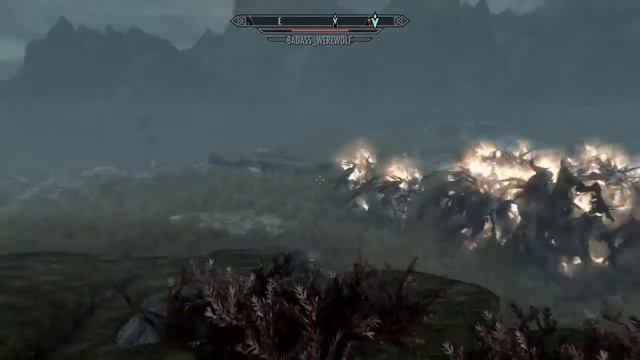 Skyrim Battles Series Episode 1 Prime Evil Creatures vs Bada** Werewolf смотреть онлайн