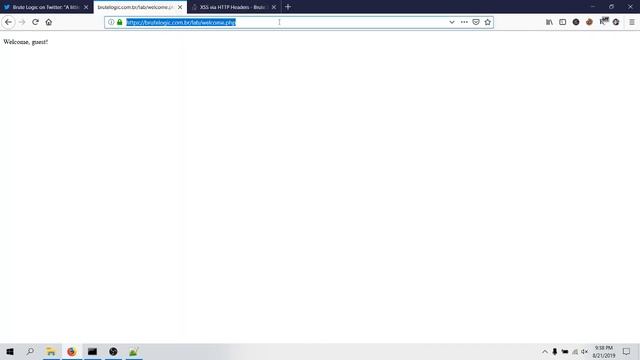XSS via HTTP Headers - Brute Logic's Recent XSS Exercise смотреть онлайн