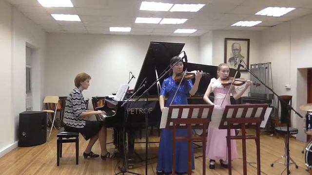T Astakhova G Burtseva М Pavlova Two violins + piano смотреть онлайн