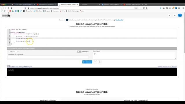 April 9 - Grade 11 - Getting User Input in Java смотреть онлайн