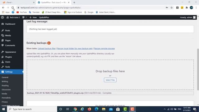 How to migrate website data from old backup file (English) смотреть онлайн