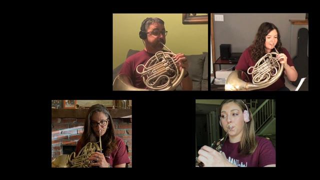 Virtual Horn Ensemble - “Ad Astra per Aspera” by Gavin Lendt - Kansas City Horn Club смотреть онлайн