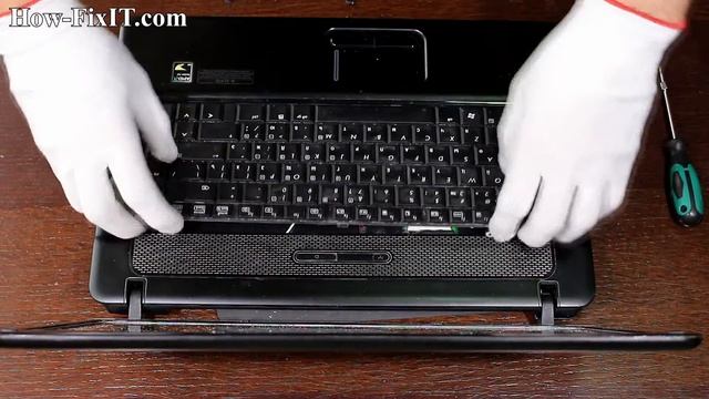 How to replace keyboard on HP Compaq 610, 615 laptop смотреть онлайн