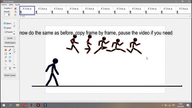 (English) Tutorial Pivot Animator "Walk and Run" смотреть онлайн