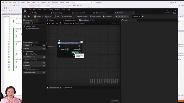 9. Writing blueprint nodes in C++ смотреть онлайн
