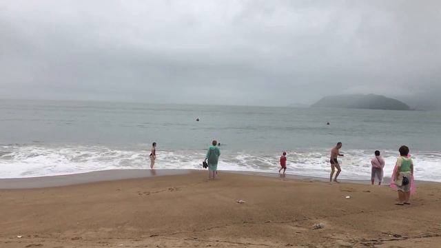 Вьетнам. Нячанг. 12 декабря 2016 года. Вид на море. смотреть онлайн