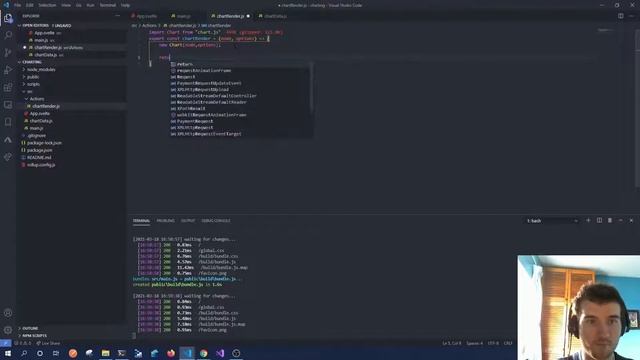 Chart.js with Svelte :D смотреть онлайн
