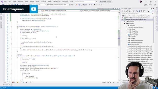 Reviewing the Reveal Embed SDK WPF Sample for Data Analytics смотреть онлайн
