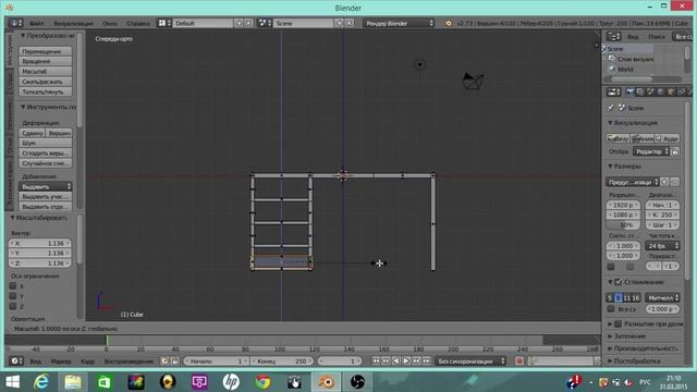 Знакомство с Blender - создаем офисный стол смотреть онлайн