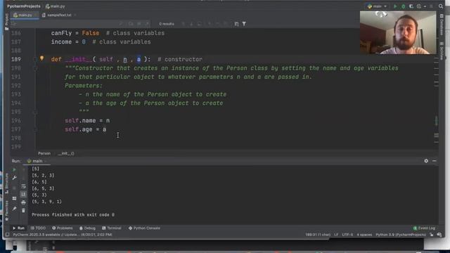 Python Programming: Lesson 33 - Intro to Object-Oriented Programming смотреть онлайн