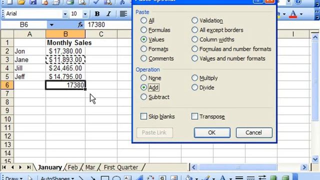 Excel 2003 Tutorial Using Paste Special Microsoft Training Lesson 16.1 смотреть онлайн