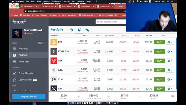 Wanders to the "Cryptocurrency Bubble" Wikipedia Page & Counterintuitively Buys Cryptocurrencies смотреть онлайн