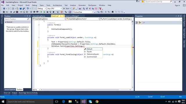 C# Tutorial - Save TextBox Label and CheckBox in User Settings | FoxLearn смотреть онлайн