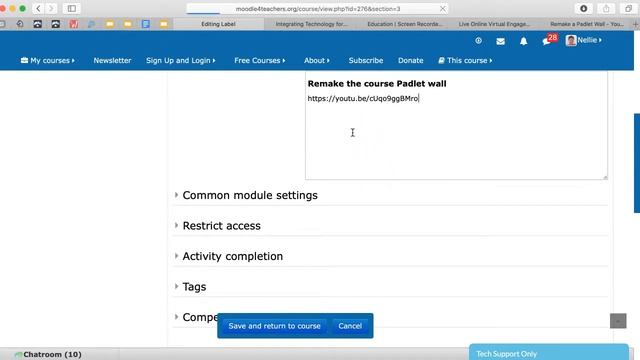 How to Embed YouTube on Moodle смотреть онлайн