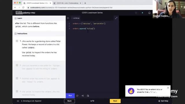CS101 #4: Lists смотреть онлайн