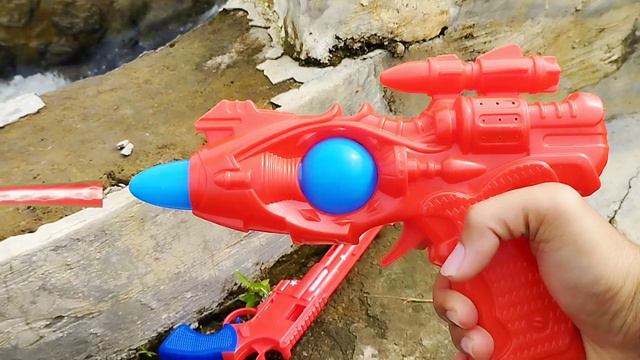 Collecting nerf guns, shotgun, water gun, squid game, mask смотреть онлайн