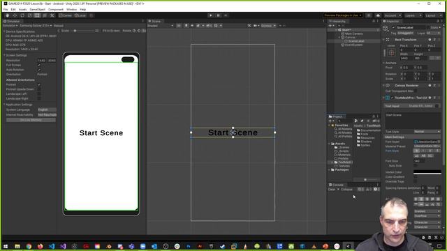 GAME2014 - F2020 - Lesson 2 - Part 2 - Building Simple Unity Interfaces смотреть онлайн