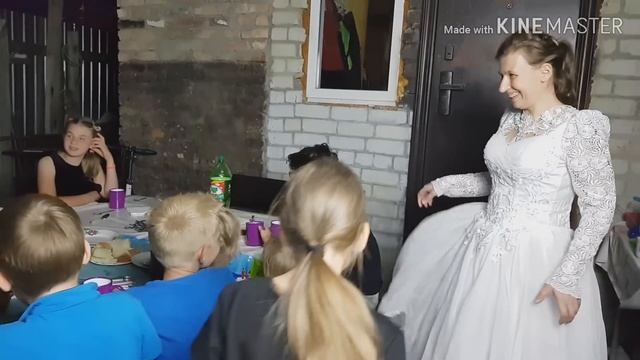 Свадьба. Празднуем 15 лет совместной жизни#многодетнаясемья#праздник#юбилей смотреть онлайн