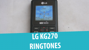 LG KG270 – Рингтоны