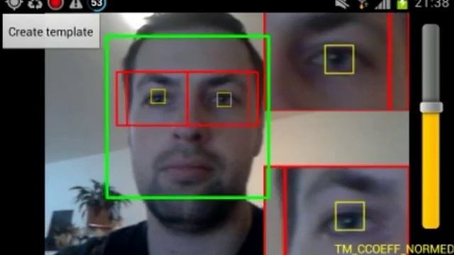 Android eye detection and tracking with OpenCV смотреть онлайн