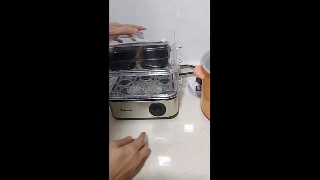 Review PowerPac Food steamer 2.5L Multifunction 2 Tier Steamer смотреть онлайн