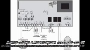 Установка и подключение фотоэлементов к шлагбауму DoorHan. Датчики безопасности Photocell.