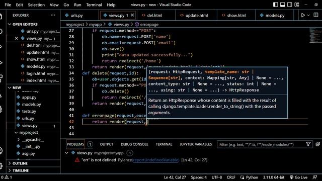 Django|11|Create custom error page in Django смотреть онлайн