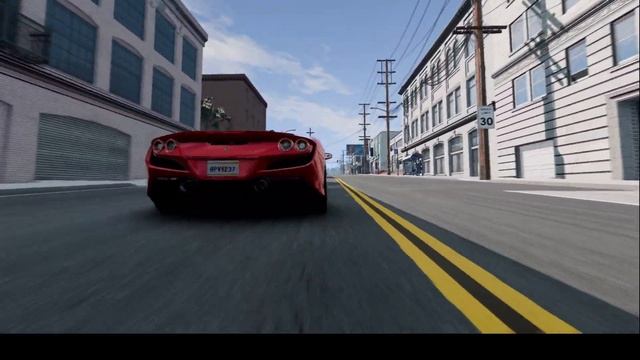 Unbelievable Crazy Crash: Ferrari and Ford - 3D Simulation смотреть онлайн