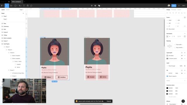 Cómo visualizar grids dentro de tus auto layout en Figma смотреть онлайн