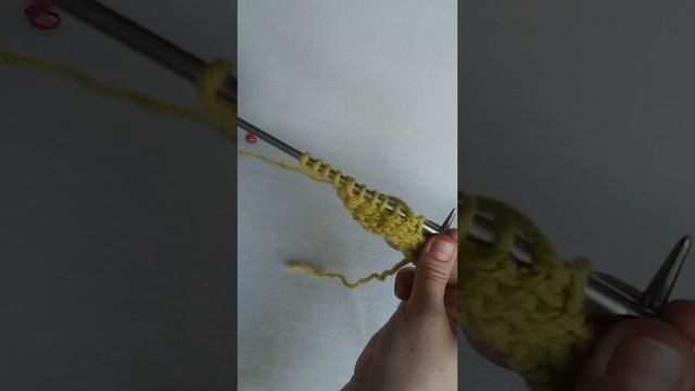 Росток /Укороченные ряды спицами для выполнения ростка #ЕленаЯковлеваВяжет смотреть онлайн