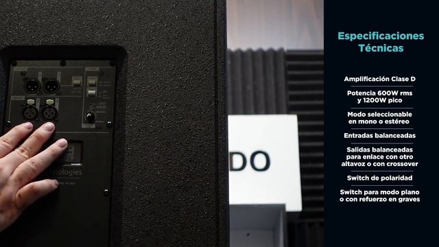 Subwoofers activos para uso profesional marca DB Technologies serie 600, 615 y 618 смотреть онлайн