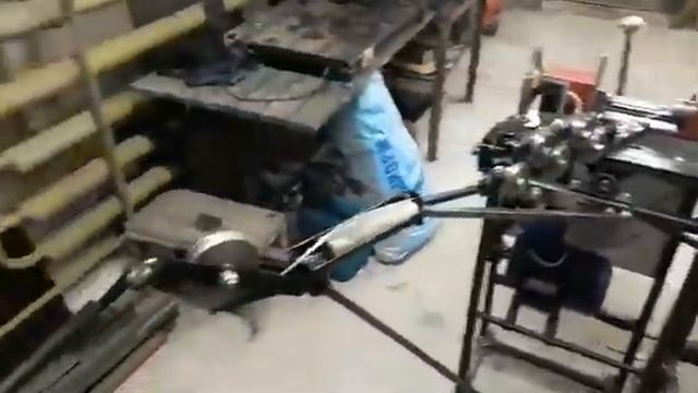 Сетка рабица, станок ручной автомат. смотреть онлайн