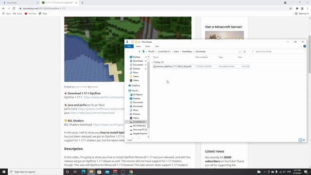 [1.17.1] How To Install SHADERS and OPTIFINE For Minecraft 1.17.1 | Minecraft 1.17.1 Tutorial смотреть онлайн