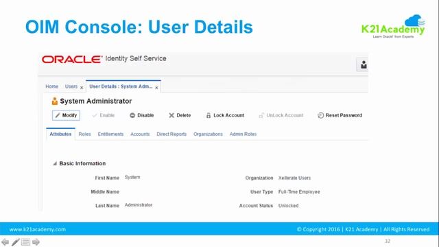 Oracle Identity Manager OIM - Identity Console смотреть онлайн