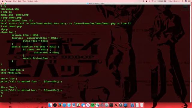 Dynamic Method Invocation in PHP смотреть онлайн