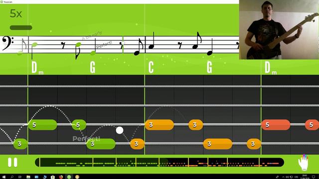 Yousician: WIND OF CHANGE - Intermediate Bass смотреть онлайн