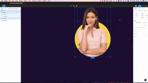 FIGMA: ОБРЕЗАЕМ ФОТО ВНИЗУ В ФОРМЕ КРУГА. Используем маску | Уроки фигма на русском