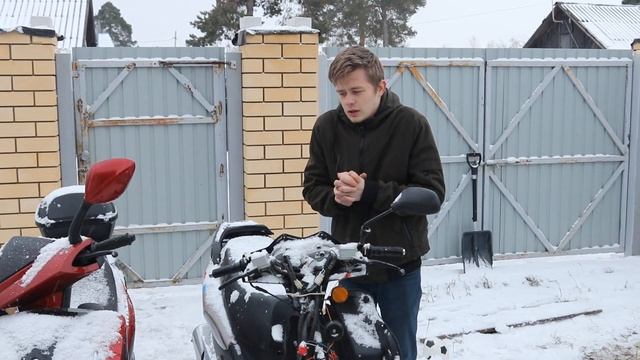 КТО ПЕРВЫЙ ЗАВЕДЁТСЯ??? Холодный пуск скутеров смотреть онлайн