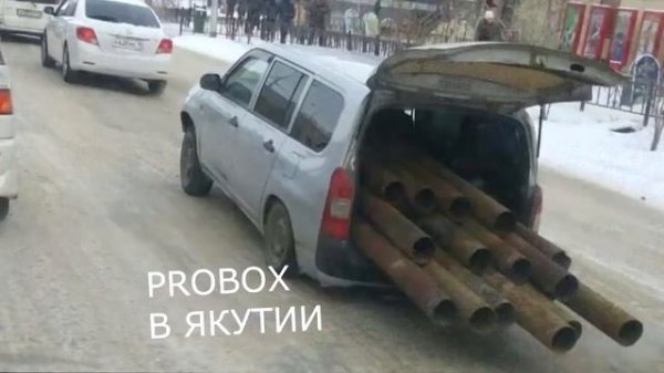 Жестокая Эксплуатация TOYOTA PROBOX в Якутске. PROBOX in RUSSIA