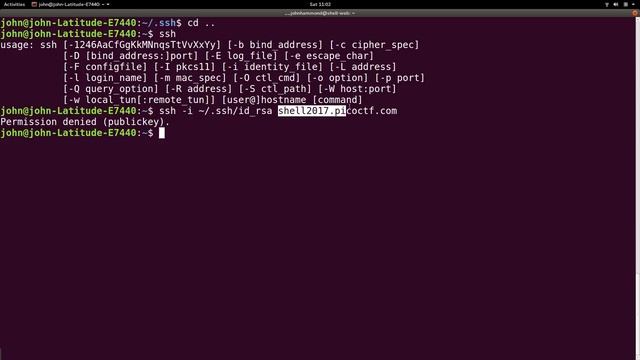 Getting Started in CTF: PicoCTF 2017 [09] keyz (SSH) смотреть онлайн
