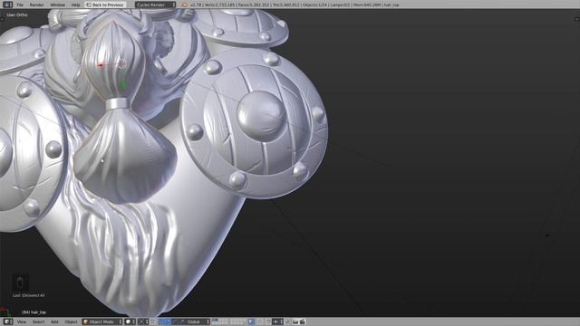 Viking Character Sculpting - Blender Timelapse смотреть онлайн