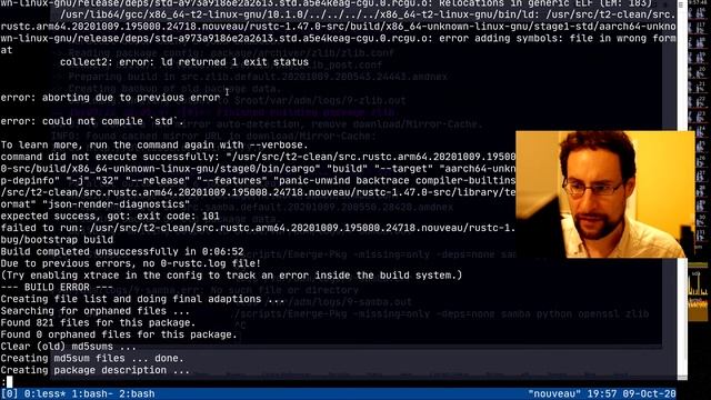 After work system test compiling Rust & Linux stuff! смотреть онлайн