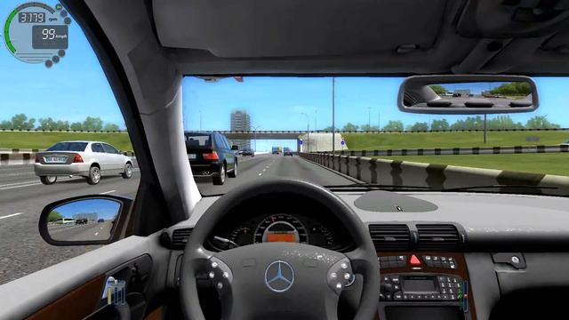 City Car Driving 1.5.1 Mercedes C32 AMG W203 [G27] смотреть онлайн