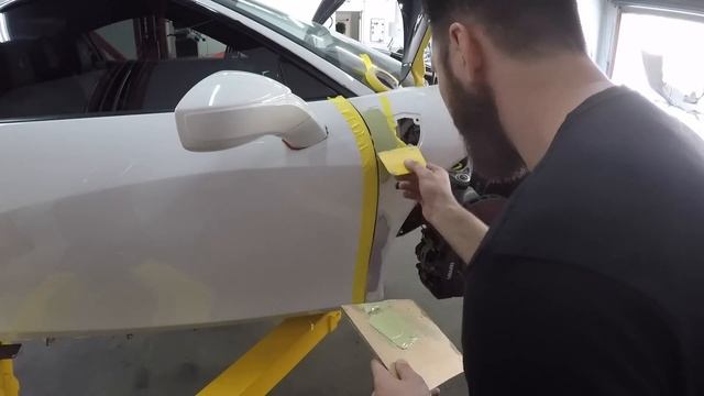 PAINTING TJ HUNT'S REBUILT FERRARI 458 смотреть онлайн