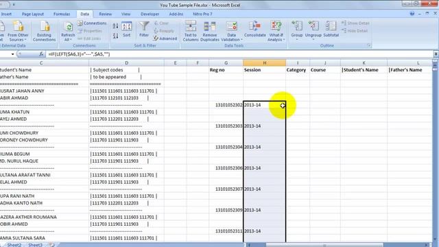 How to import Degree Exam new txt File to Excel смотреть онлайн