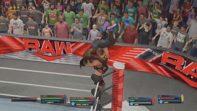 WWE 2K23 Dominik, R-Truth Alt. VS Gable, Otis Elm. Tag Match смотреть онлайн