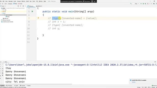 QA Lesson #3 : Java Basics and GIT смотреть онлайн
