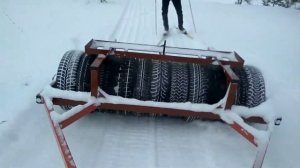 Каток для подготовки лыжной трассы